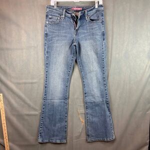 Levi's 518 Denim Jeans Women's Size 9M Light Blue Superlow Bootcut Y2K Vintage